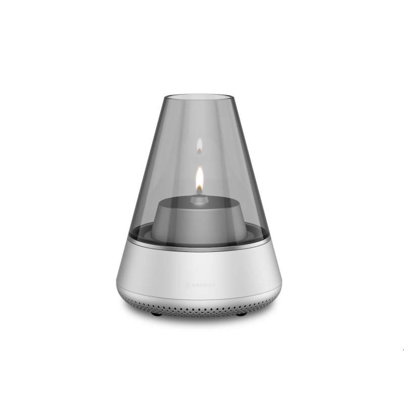 KOODUU Nordic Light Pro Silver Öllampe Teelichhalter Bluetooth Lautsprecher