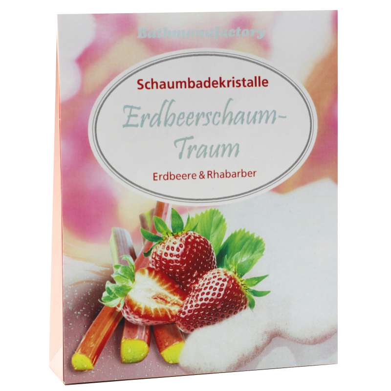Candle Factory Aromabadekristalle Erdbeerschaum-Traum Badeschaum 40-00001