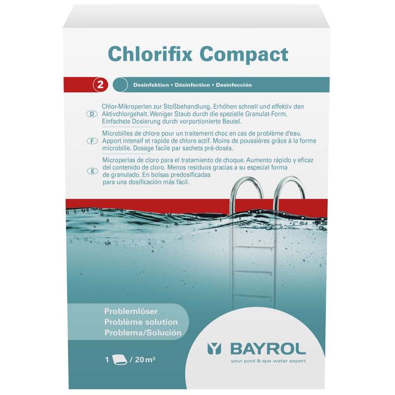Bayrol Chlorifix Compact 1.2 kg Chlorgranulat zur Stoßbehandlung Poolpflege