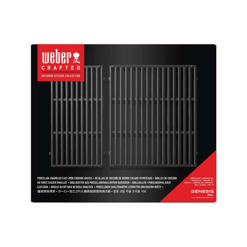 Weber CRAFTED Ersatz Grillrost aus Gusseisen für Genesis 300-Serie