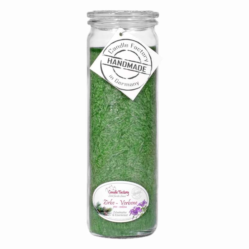 Candle Factory Big Jumbo Zirbe - Verbene Duftkerze Dekokerze 306181