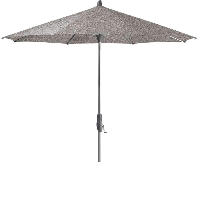 GLATZ Sonnenschirm ALU-TWIST rund ø 330 cm Stoffklasse 4 Smoke 420