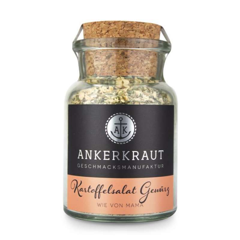 Ankerkraut Kartoffelsalat Gewürz Gewürzzubereitung Gewürzmischung im Korkenglas 55 g