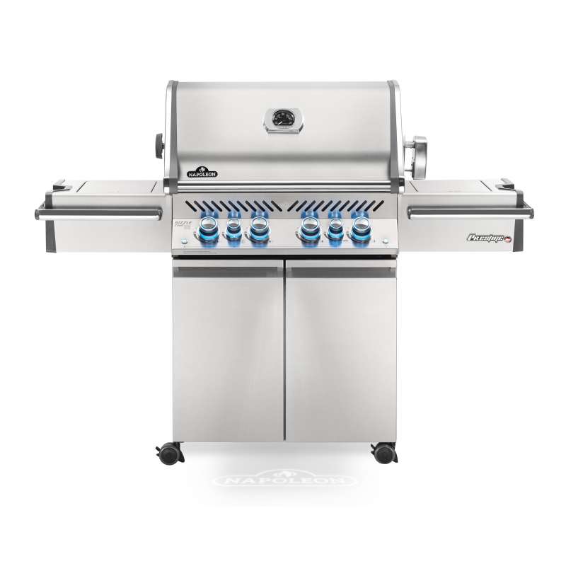 Napoleon Prestige Pro 500 Edelstahl Gasgrill 25,7 kW 6 Brenner inkl. Drehspieß-Set PRO500RSIBPSS-3