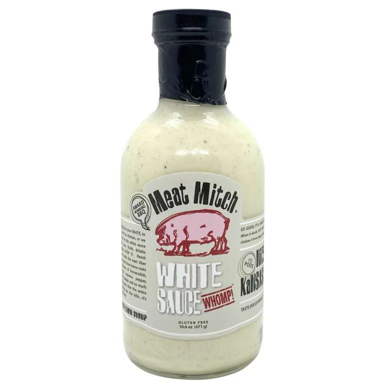Meat Mitch White Sauce Whomp! BBQ-Sauce 480 ml Grillsauce MM-2093