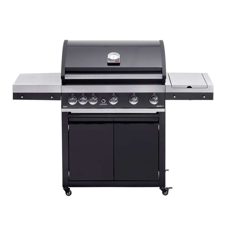 Grandhall Gasgrill Maxim G5 Trolley 5 Brenner, 1 Seitenbrenner, 1 Infrarot-Heckbrenner K05000335A