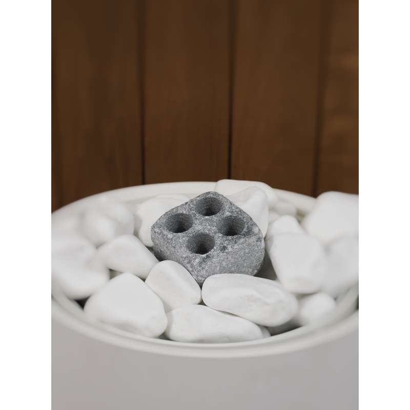 Hukka Design Höyrykivi Dampfstein aus Speckstein für Saunaofen mit Aufguss