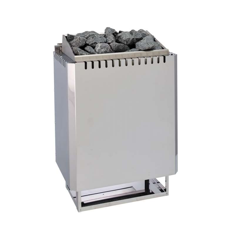 Infraworld Ferro finnischer Saunaofen 10,5 kW Edelstahl inklusive Saunasteine