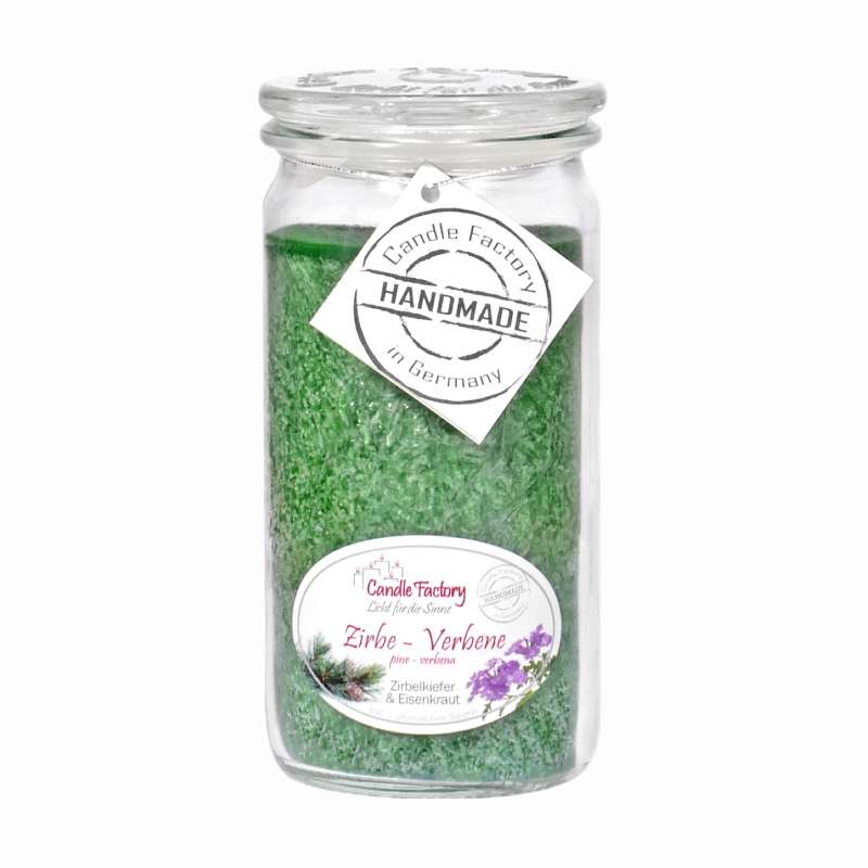 Candle Factory Mini Jumbo Zirbe - Verbene Duftkerze Dekokerze 307181