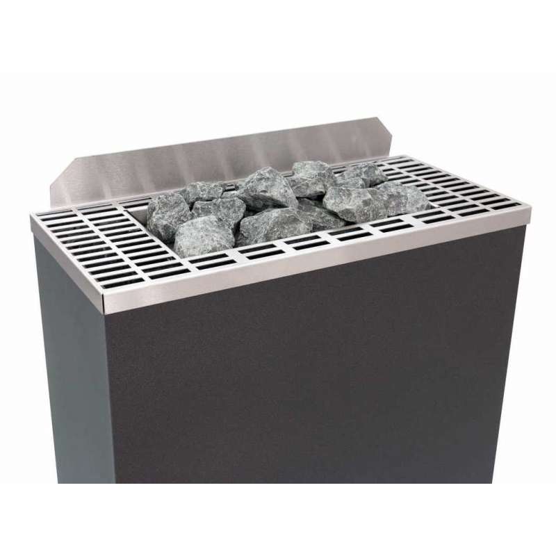 Eos Gracil 7,5 kW finnischer Saunaofen Elektrischer Standofen Anthrazit-Perleffekt