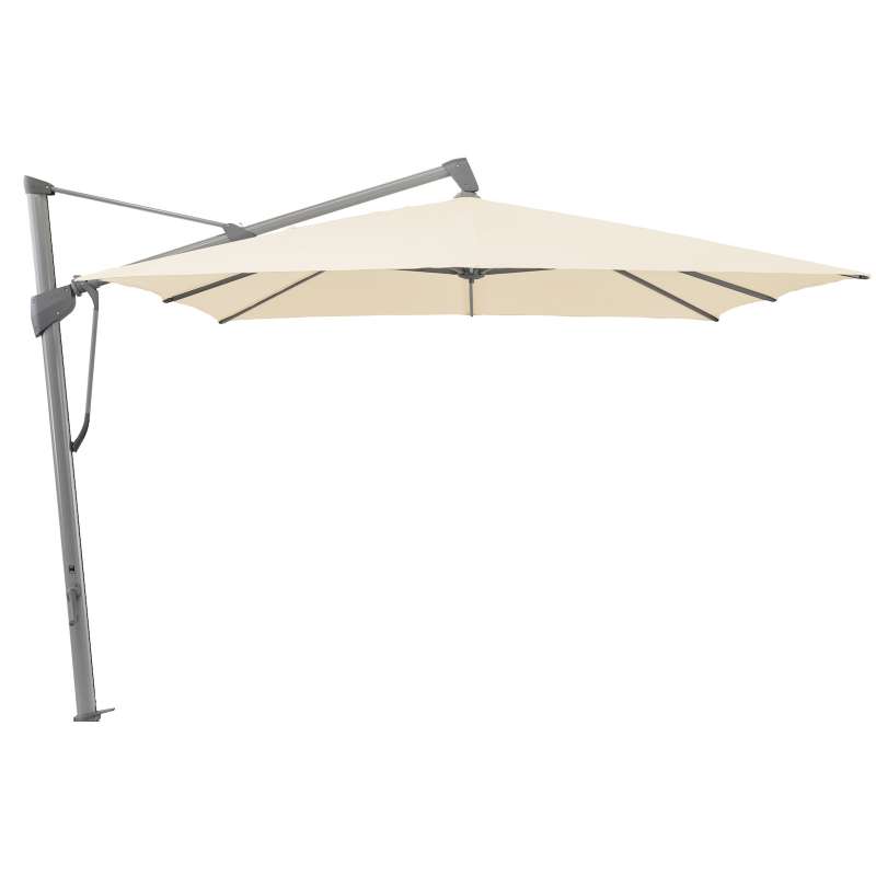 GLATZ Sonnenschirm SOMBRANO® S+ easy 350 x 350 cm Stoffklasse 2 Eggshell 150