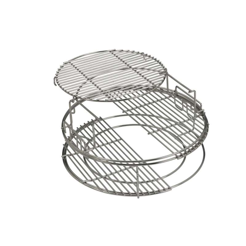 Big Green Egg EGGspander Kit XL 5-teiliges Grillrostset Rosterhöhung für Big Green EGG XLarge