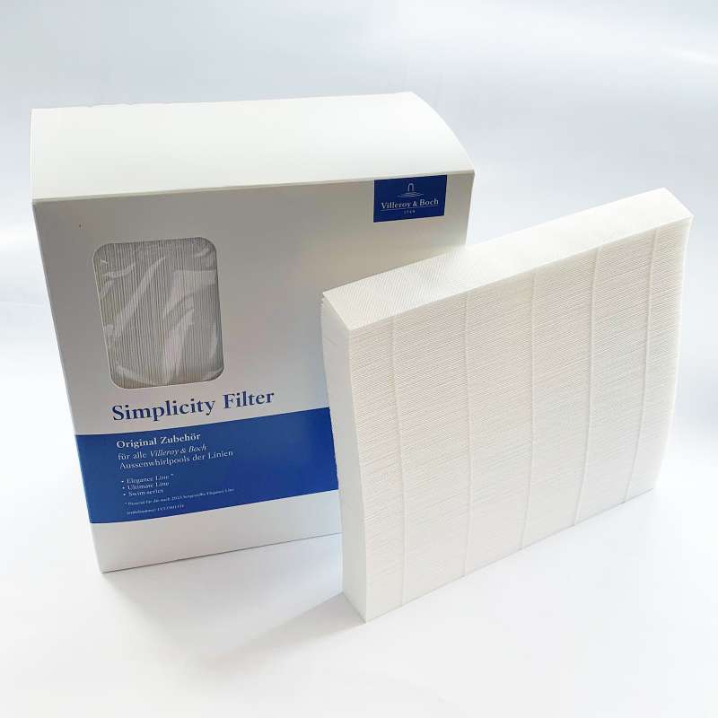 Villeroy & Boch Filterset 4x Filter für Elegance Line Ersatzfilter für Smart und Select Edition