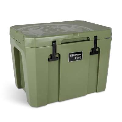 Petromax Kühlbox 50 Liter kx50 Oliv für Camping, Angeln und Picknick / Stromunabhängig Petromax Kühlbox 50 Liter kx50 Oliv für Camping, Angeln und Picknick / Stromunabhängig