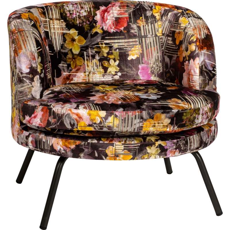 Stern Leni Lounge-Sessel Lounge-Stuhl Gartensessel Blumen-Design Aluminium