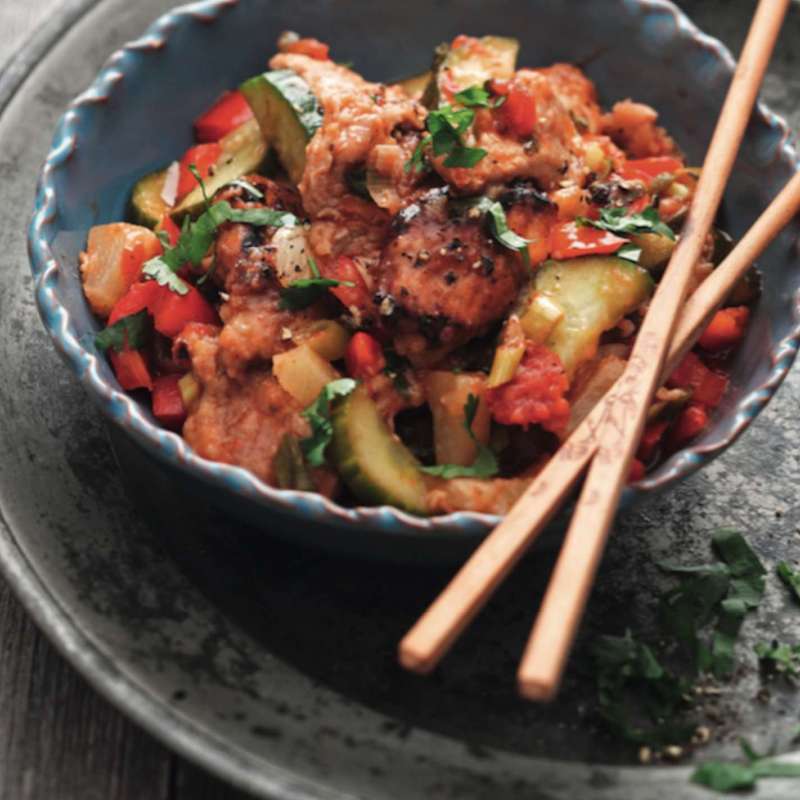 Schweinefleisch Süss-Sauer im Wok