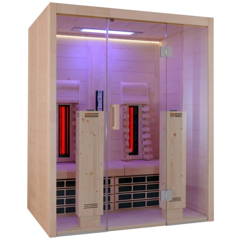 Harvia VitaMy 164 Basic Infrarotkabine Infrarotsauna mit Vollspektrumstrahler