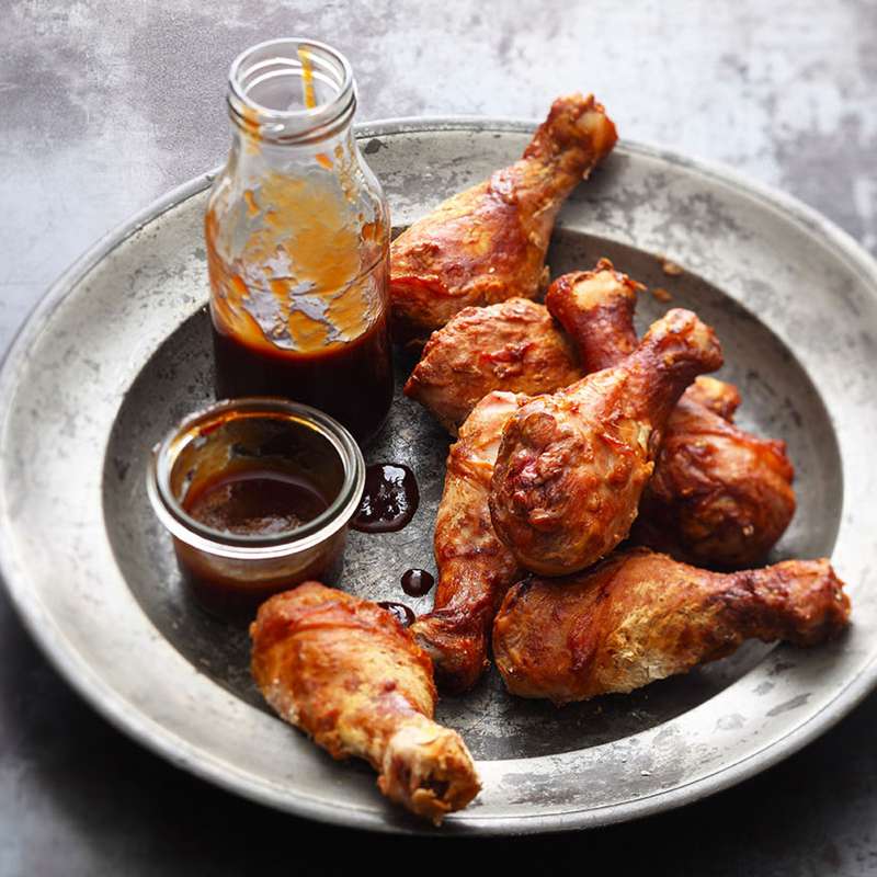 Knusprig Geräucherte Drumsticks