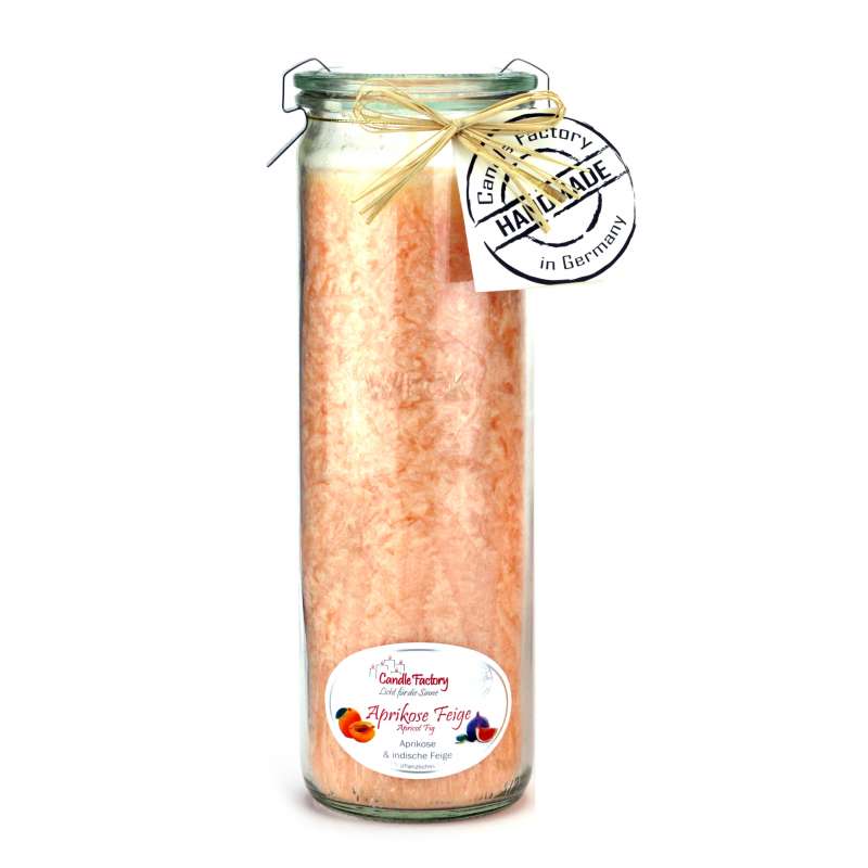 Candle Factory Big Jumbo Aprikose Feige Duftkerze Dekokerze 306-094