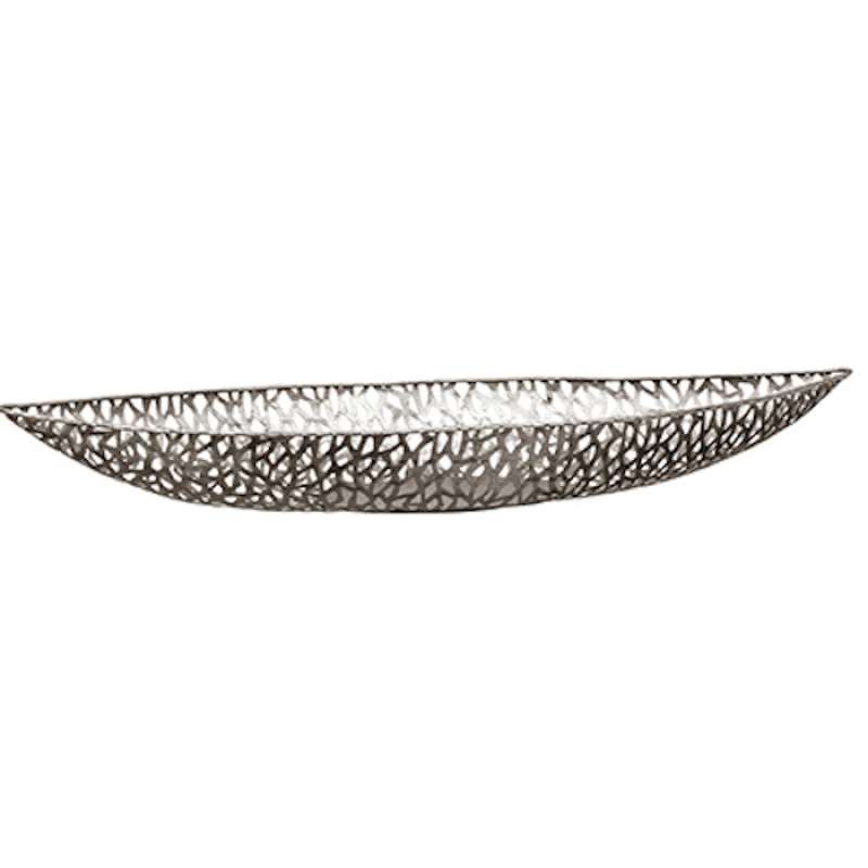 Casablanca Schale Purley klein Metall silberfarben 60 cm