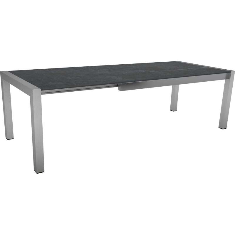 Stern Standard Ausziehtisch Gartentisch Dinning-Tisch Dekton Lava anthrazit 174x90cm