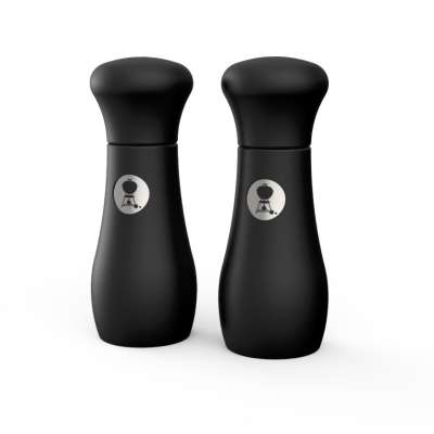 Weber Premium Salz- & Pfefferstreuer 10 cm Schwarz Weber Premium Salz- & Pfefferstreuer 10 cm Schwarz