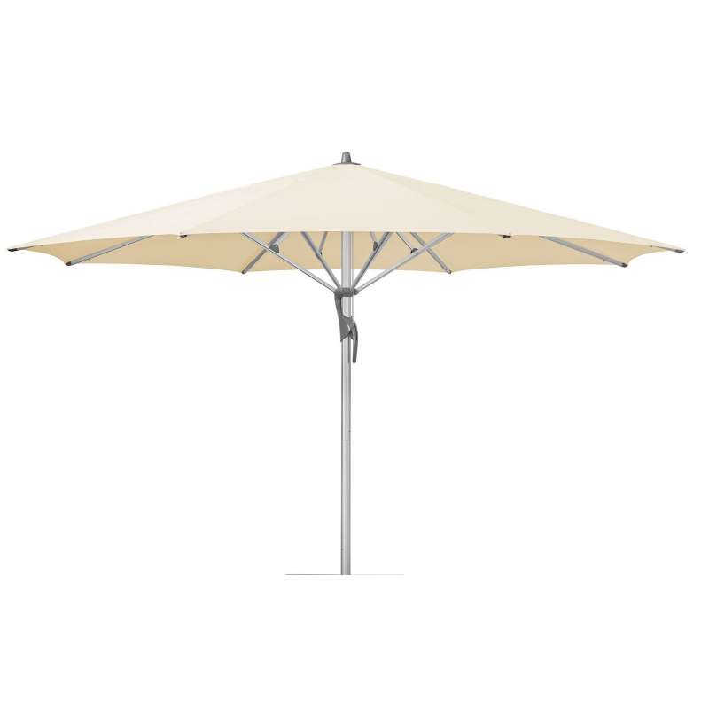 GLATZ Sonnenschirm FORTELLO® LED easy ø 450 cm Stoffklasse 2 Eggshell 150