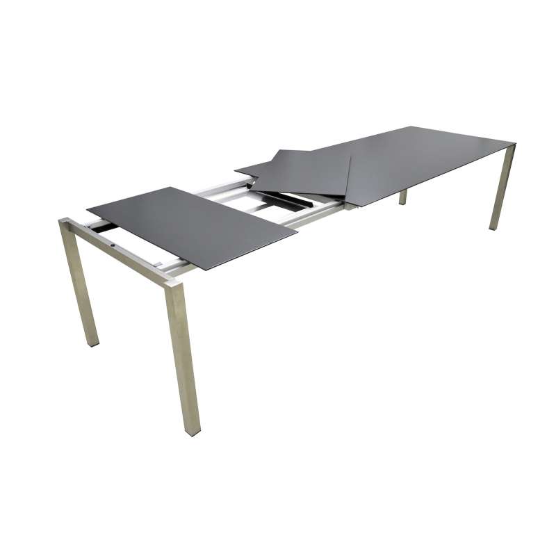SIT Mobilia Ausziehtisch Manhattan Edelstahl Keramik 210/270/330x95 cm
