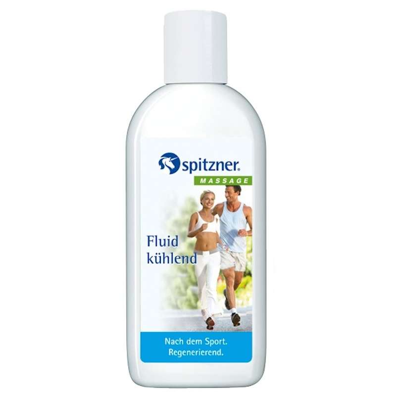 Spitzner Massage Fluid kühlend 200 ml regenerierendes Kühlgel für Sportler