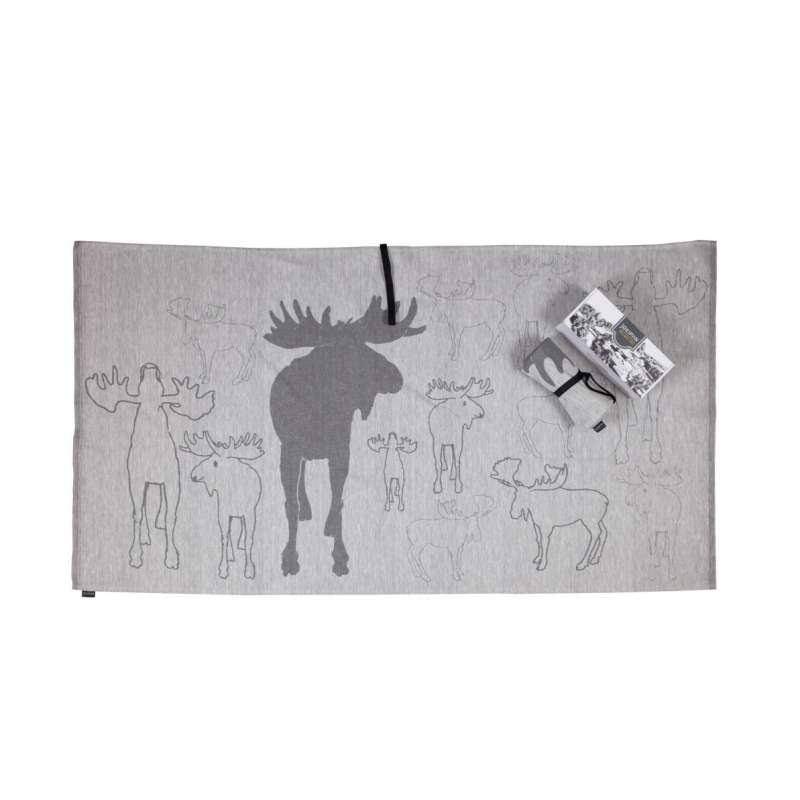 Jokipiin Kaiku Roll Towel Saunahandtuch 80 x 145 cm Rollhandtuch white/gray