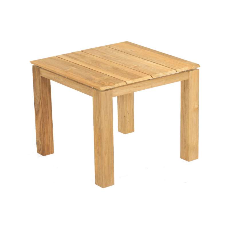 Sonnenpartner Gartentisch Base 90x90 cm Teakholz natur Tischsystem