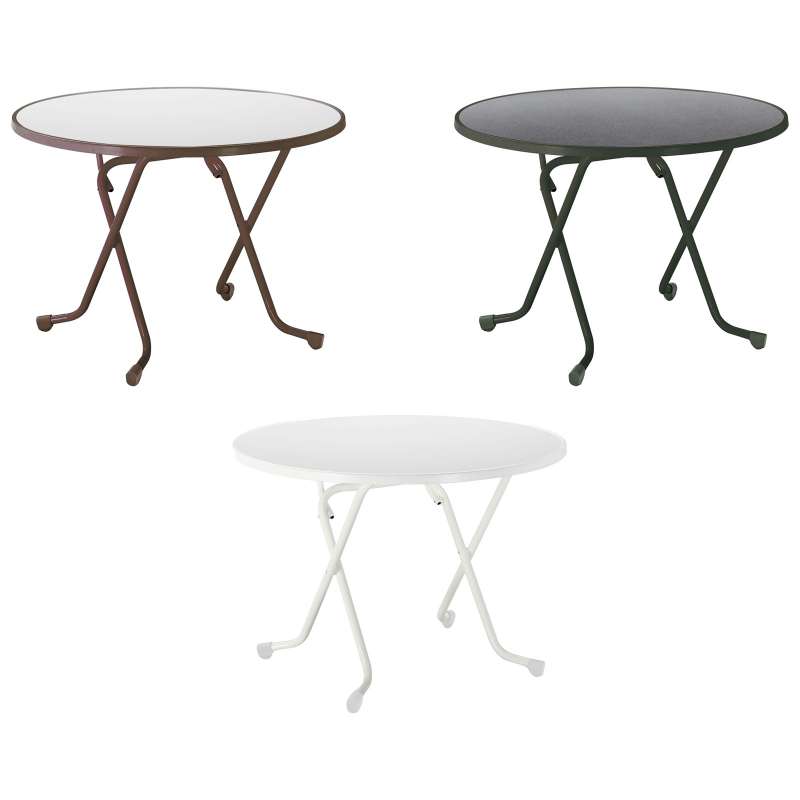 Best Freizeitmöbel Dublin Dinning Tisch Gartentisch Esstisch rund 100x73 cm