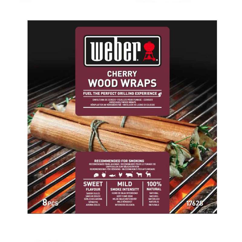 Weber Wood Wraps aus Kirschholz 8 Stück