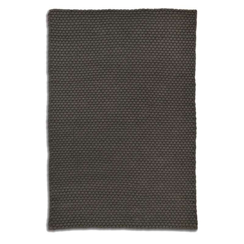 Fab Hab Outdoorteppich Asbury Charcoal aus recycelten PET-Flaschen anthrazit 60x90 cm