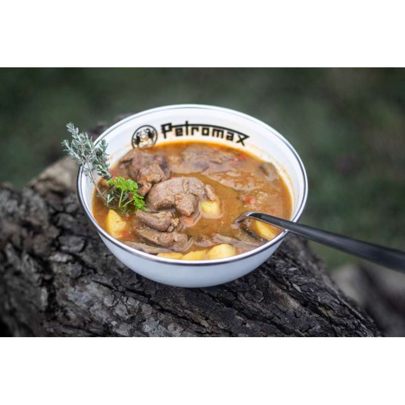 Petromax Emaille Schalen 2er Set weiß 160 ml - Perfekt für Camping & Outdoor