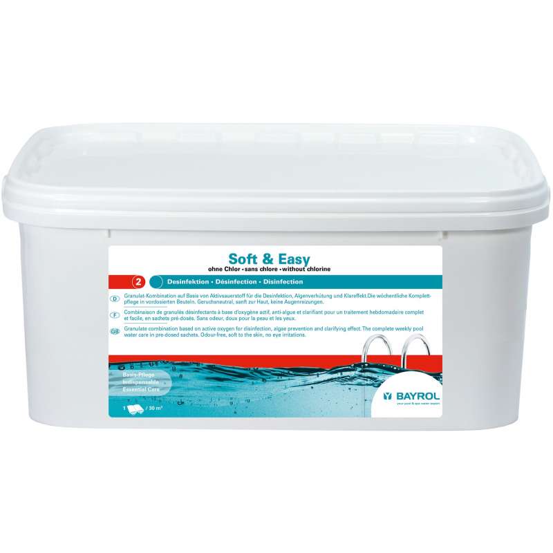 Bayrol Soft & Easy 2,24 kg Komplettpflege ohne Chlor Poolgröße ab 20 m³ 1199200