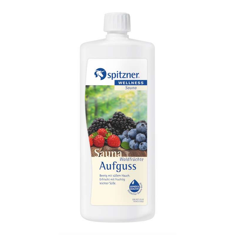 Spitzner Saunaaufguss Waldfrüchte 1 Liter (1000 ml) Wellness Konzentrat 8850105