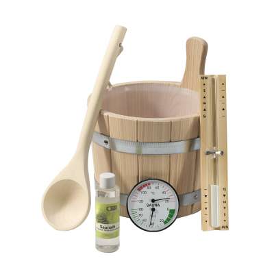 Infraworld Saunaset Idealo 6 teilig Aufgusseimer Kelle Sanduhr Hygrometer Saunaöl Infraworld Saunaset Idealo 6 teilig Aufgusseimer Kelle Sanduhr Hygrometer Saunaöl