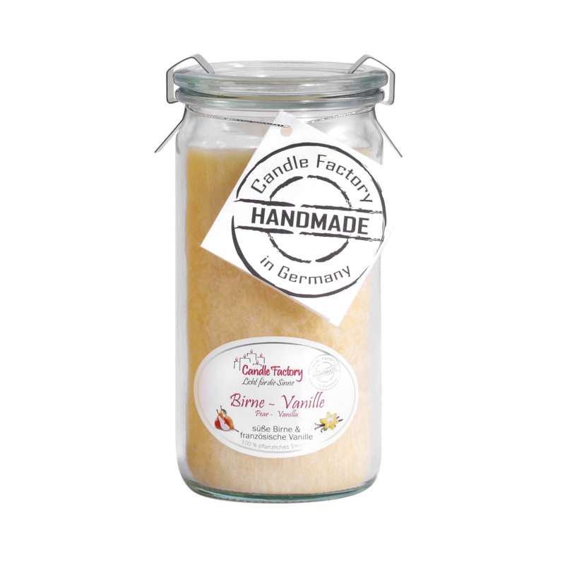 Candle Factory Mini Jumbo Birne-Vanille Duftkerze Dekokerze 307108