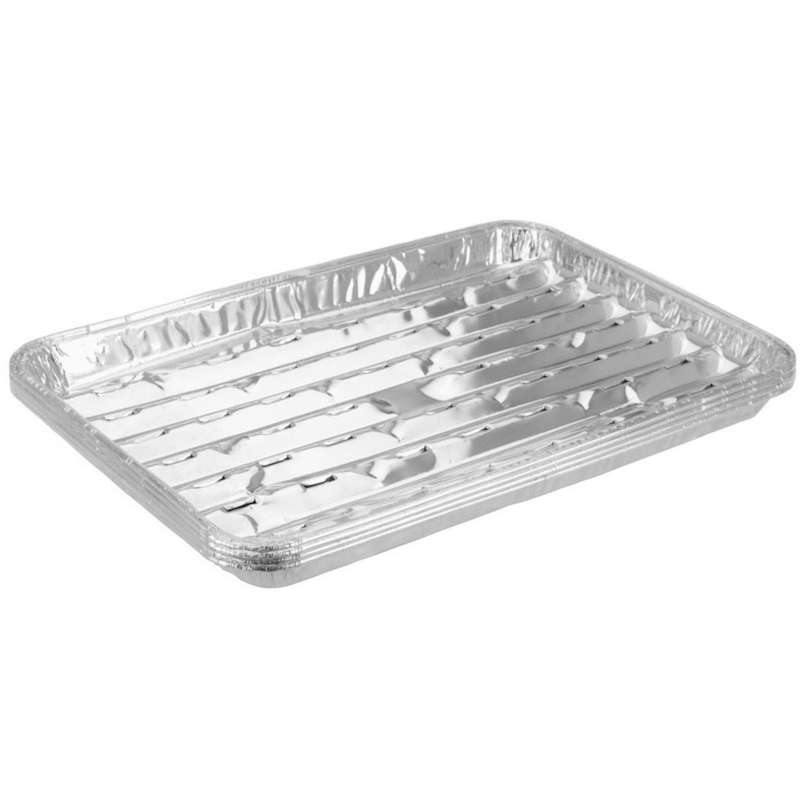 ALU Grillschale 4 Stück Aluschale 34 x 23 cm Grillteller Aluteller Grillplatte
