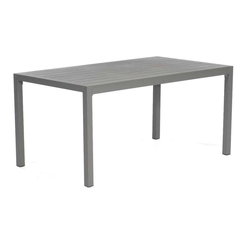 SunnySmart Gartentisch Campus II Aluminium anthrazit Tisch 160x90 cm