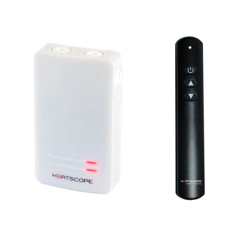 Heatscope Smartbox Steuerungseinheit mit IR-Fernbedienung für PURE, PURE+ und NEXT Weiß