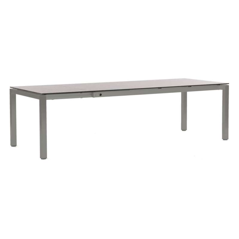 Sonnenpartner Ausziehtisch Base 200/260x100 cm Aluminium anthrazit mit wählbarer Tischplatte HPL Gar
