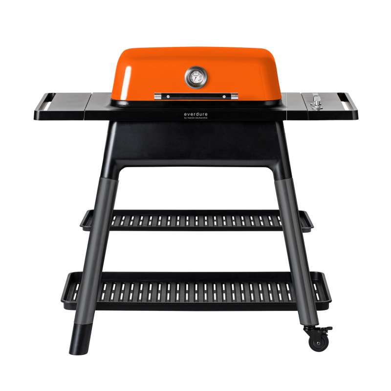 Everdure Force 2021 Gasgrill 2-Brenner mit Doppelboden Farbe Orange HBG2O2DE
