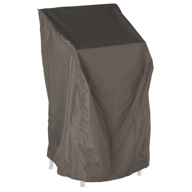 Stern Schutzhülle für 4-6 Stapelsessel 68x66x117 cm Polyester grau mit Binderbändern Klettverschluss