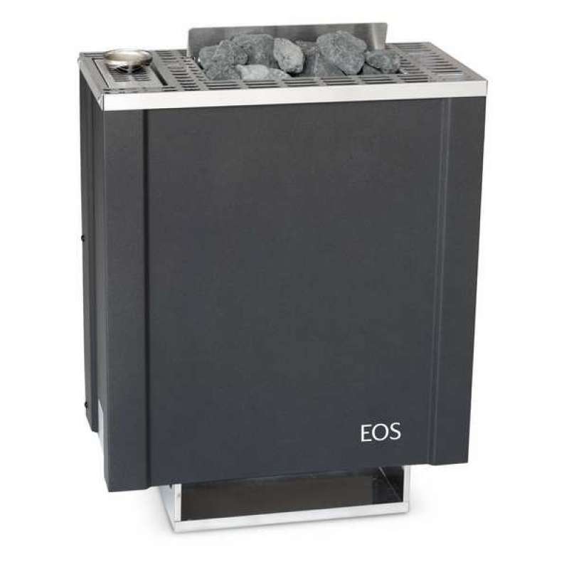 Eos Bi O Filius W 4,5 kW Saunaofen mit Verdampfer Verdampferofen Combiofen Anthrazit