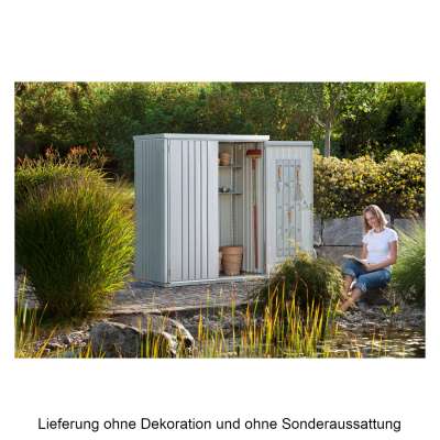Vorschau: Biohort Geräteschrank 150 Gartenhaus 155x83x182,5 cm in 3 verschiedenen Farben Geräteschuppen Vorschau: Biohort Geräteschrank 150 Gartenhaus 155x83x182,5 cm in 3 verschiedenen Farben Geräteschuppen