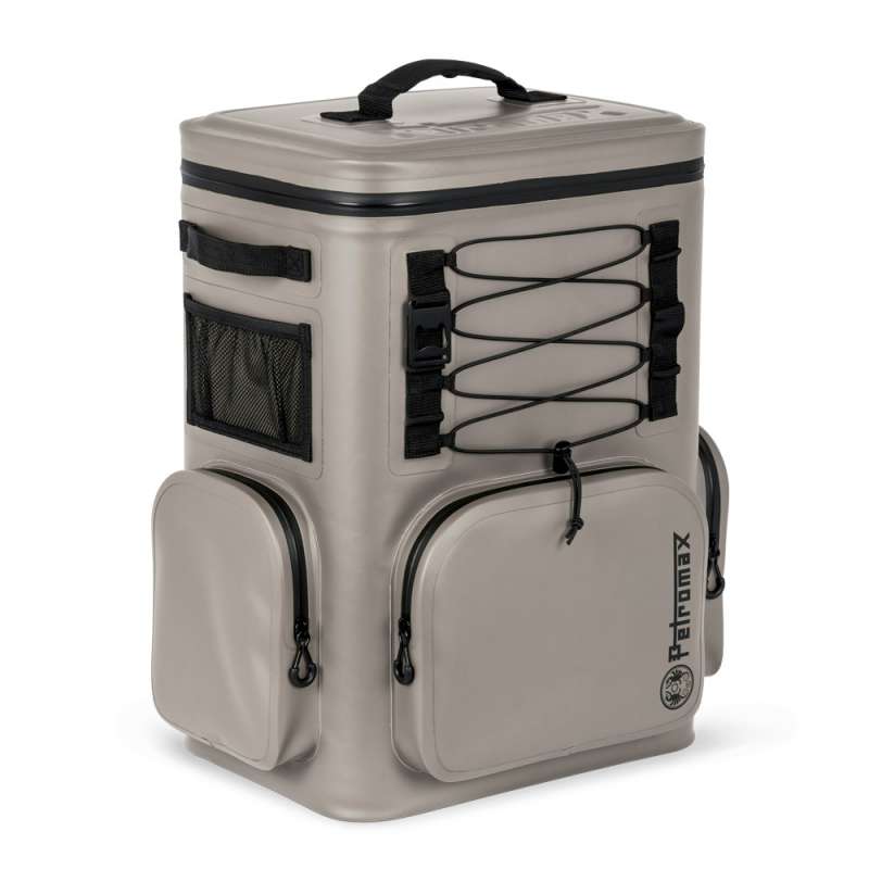 Petromax Kühlrucksack 27 Liter Sandfarben - 8 Tage Passive Kühlung ohne Strom / Wasserdicht
