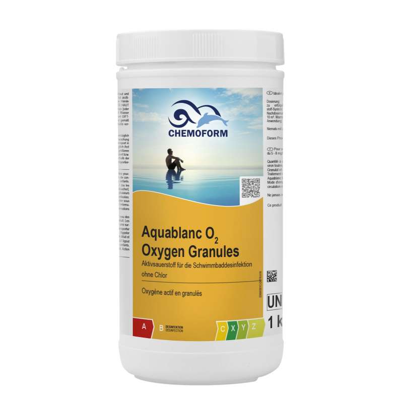 Chemoform Aquablanc O2-Granulat 1 kg Aktivsauerstoff Desinfektion ohne Chlor