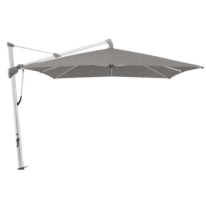 GLATZ Sonnenschirm SOMBRANO® S+ 350 x 350 cm Stoffklasse 5 Platinum 667